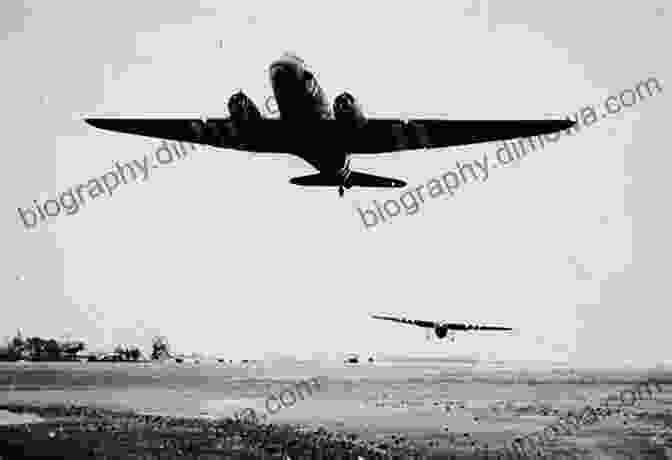 A Black And White Photograph Of Gliders Flying Over Normandy During The D Day Invasion. The Silent Invader (Gliders Over Normandy 1)