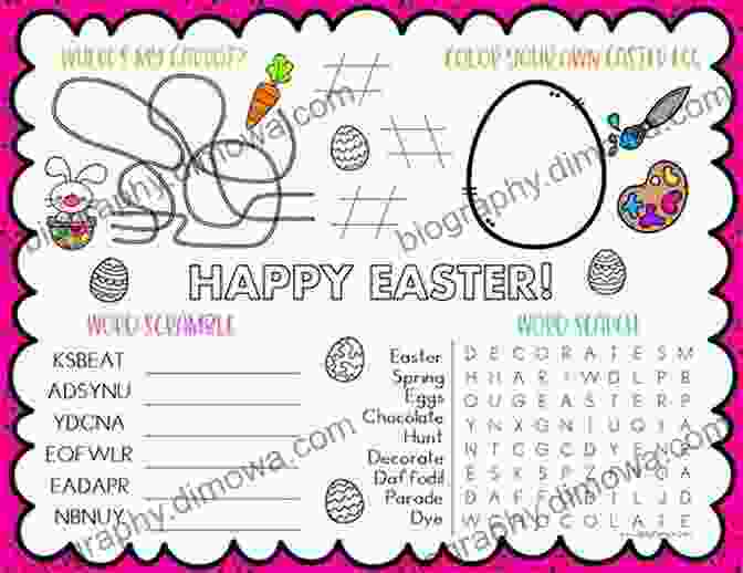 Happy Easter Activity For Kids Ages Happy Easter Activity For Kids Ages 4 8: Easter Egg Number Counting And Coloring (Happy Easter Activity Books)