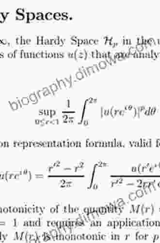 The Hardy Space Of A Slit Domain (Frontiers In Mathematics)