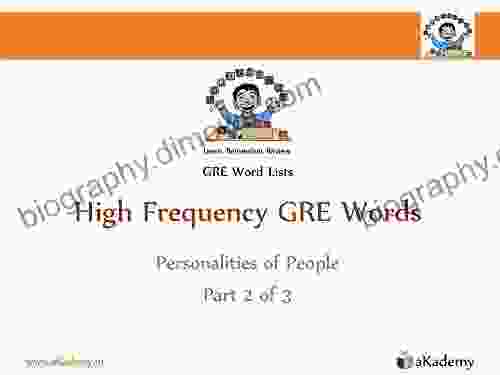 High Frequency GRE Words: Personalities Of People Part 2 Of 3 (GRE Word Lists)